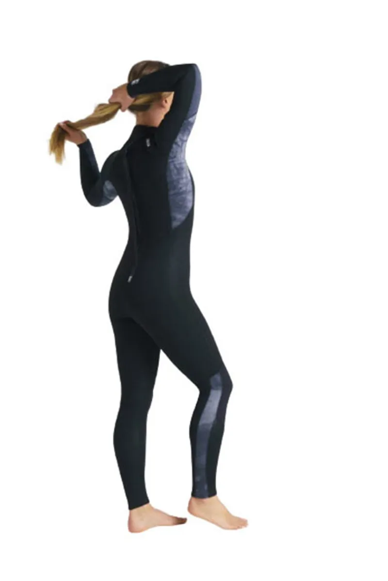 C-Skins Surflite 5:4:3 Women's GBS Back Zip Steamer Wetsuit Raven/Black-7